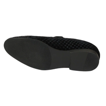 Men's Shoes Steve Madden Slip On Dress or Casual Velvet Lifted Black image 2