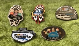 NASCAR Foundation Charity Pins Set of 5 MINT - £31.65 GBP