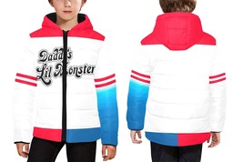 Harley Quinn  Kids Hooded Puffer Jacket  - £70.35 GBP