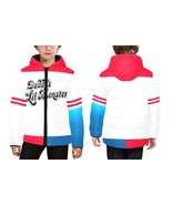 Harley Quinn  Kids Hooded Puffer Jacket  - $123.07 CAD