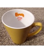 Kahlua Anything Goes 10 Oz Coffee Mug 1990&#39;s Mustard Yellow Anything Goes - $7.50