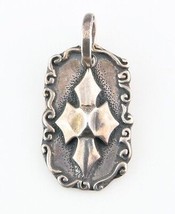 Argento Sterling Bill Wall Onda Cane Etichetta W/C Croce Belli Condizion... - $314.02