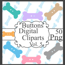 Buttons Digital Cliparts Vol. 5 - £0.98 GBP