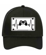 Video Games Heart Beat Novelty Black Mesh License Plate Hat Tag - £23.31 GBP