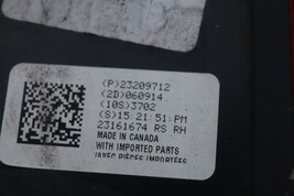 14-15 Chevy Camaro RS SS LED Taillight Brake Rear Light Lamp Passenger Right RH image 6