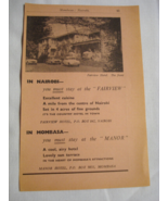 1960 Two sided Africa Ad Fairview &amp; Manor Hotels Chez Joseph, Tony&#39;s Res... - $12.32 CAD