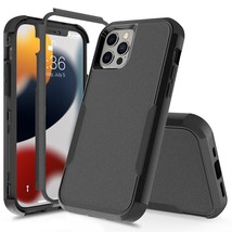 3 Layer Case for iPhone 14 13 12 11 Pro Max Mini XR XS Max 8 7 6S 6 Plus SE 2020 - £14.56 GBP
