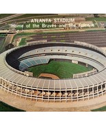 1970s Postcard Atlanta Braves Baseball Stadium Georgia MLB Aerial View E2E - $27.22 CAD