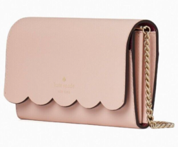 NWB Kate Spade Gemma Rose Smoke Leather Chain Crossbody WLR00552 Pink Gift Bag Y - £66.29 GBP