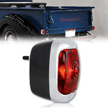 12v RH Red Tail Light Lens &amp; Black  Housing Assembly for 1940-53 Chevy GMC Truck - £26.33 GBP