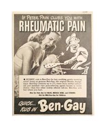 1947 Ben Gay Peter Pain Relief Medicine Advertisement Medical Menthol DW... - $19.99