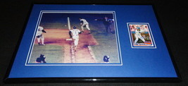 Mookie Wilson Signed Framed 11x17 Photo Display 1986 World Series Buckner Play - £58.65 GBP