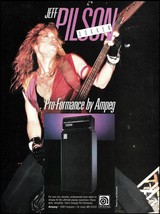 Dokken Jeff Pilson 1988 Ampeg Pro-Formance Bass Guitar Amp advertisement ad - £3.38 GBP