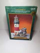 Santas Workbench Collection Victorian Series Canoe Point Lighthouse  VNTG 1999 - £40.08 GBP