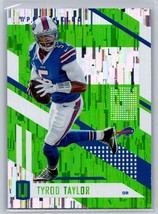 2017 Panini Unparalleled #13 Tyrod Taylor Lime Green - £1.17 GBP