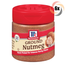 6x Shakers McCormick Ground Nutmeg Seasoning | 1.1oz | Intense Nutty Flavor - £31.01 GBP