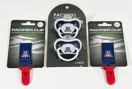 Pacifier 2-Pack - Arizona Wildcats Pacifiers &amp; 2-Packs Pacifier Clips BR... - £7.43 GBP