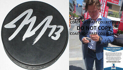 Primary image for Tyler Toffoli Montreal Canadiens LA Kings signed Hockey Puck proof Beckett COA