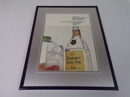 1966 Seagram&#39;s Gin Framed 11x14 ORIGINAL Vintage Advertisement B - $44.54