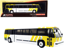 1999 TMC RTS Transit Bus #164 Downtown Dallas &quot;Dart&quot; White and Yellow &quot;The Vi... - £44.34 GBP