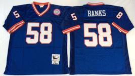 #58 Carl Banks Blue Jersey - $45.00