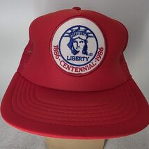 1886-1986 STATUE OF LIBERTY Centennial Mesh Foam Cap Snapback Trucker Ha... - $11.87 1886-1986 STATUE OF LIBERTY Centennial Mesh Foam Cap Snapback Trucker Ha... - $11.87