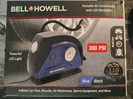 Bell Howell 12V DC Portable Air Compressor w/ LED Worklight 300PSI for C... - $9.49