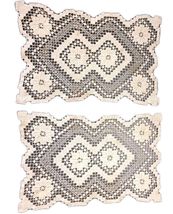 Vintage Rectangular Handmade Placemats 8 pieces - $18.67