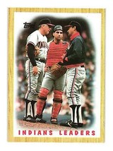 1987 Topps #11 Indians Leaders TL Cleveland Indians - £1.59 GBP