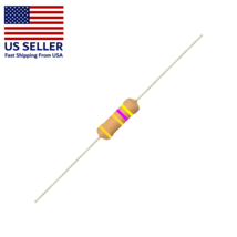 Resistors (10) 4.7 Ohm Carbon Film, 1/4 (.25) Watt, Tolerance ±5 % - $2.85