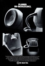 1975 Bell Push Button Telephone Vintage Print Ad Planned Un-Obsolescence Decor - £8.20 GBP