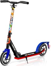 Hurtle Renegade Lightweight 2-Wheel Folding Scooter with T-Bar - Graffiti - €27,95 EUR