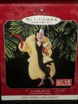 Hallmark Christmas Ornament Disney Villains Series 1st Cruella de Vil First Devi - £15.81 GBP