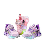 Kuromi Cartoon Girls Sneakers Light-Up Comfort Toddler Sport Shoes Kids ... - $26.90