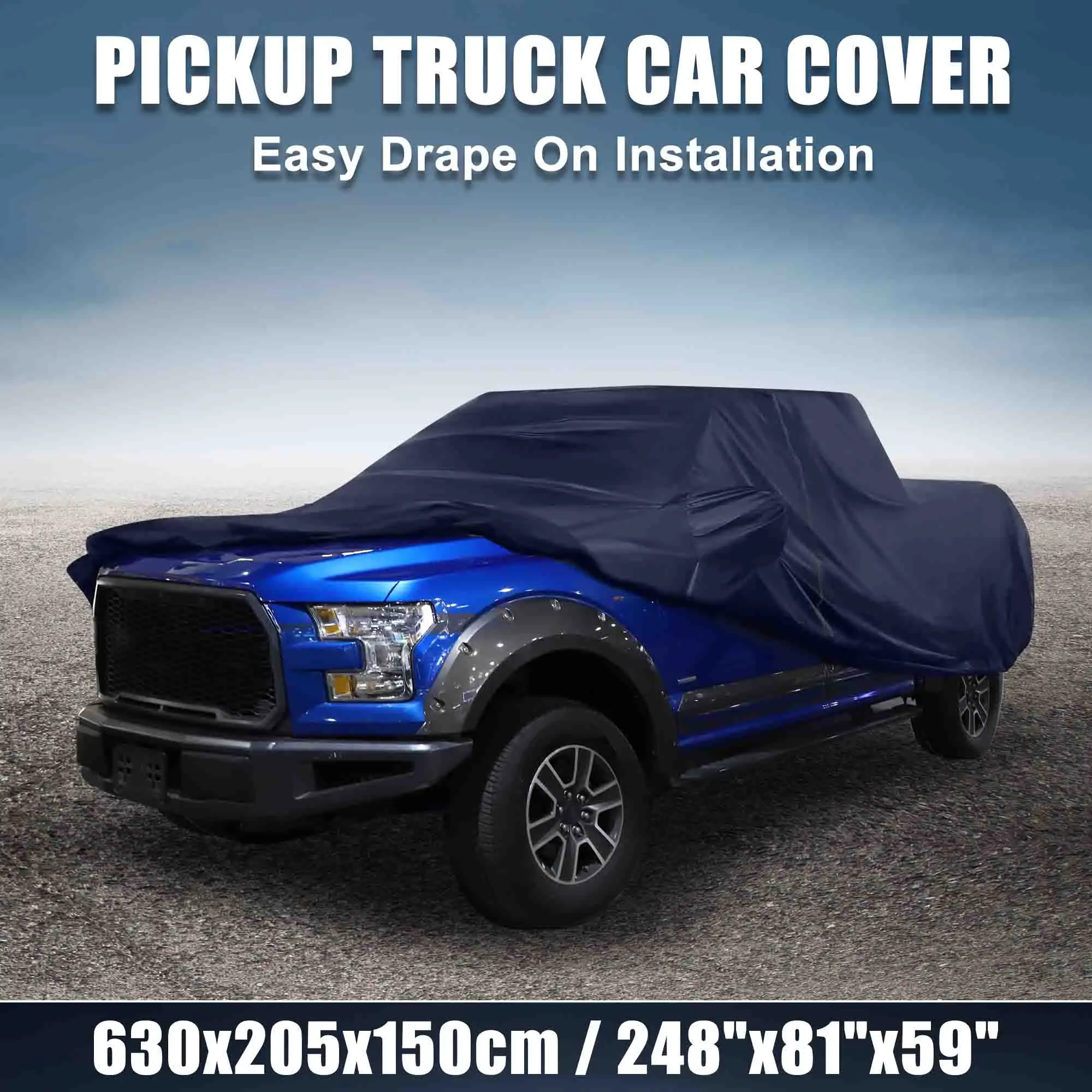 X Autohaux Pickup Truck Cover for Ford F150 Crew Cab Pickup 4 Door 6.5 Feet Bed - £96.67 GBP+