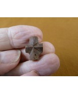 (CR592-111) 9/16&quot; Fairy Stone CHRISTIAN CROSS oiled Staurolite Crystal M... - €13,79 EUR