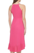 KENSIE Pleated Midi Dress Pink Size 10 $118 - £30.36 GBP