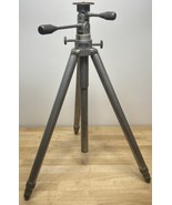 VINTAGE TILTALL PROFESSIONAL aluminum 72&quot; TRIPOD #4602 MADE IN USA! - £97.90 GBP