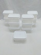 Lot Of (13) Clear Storage Containers With Lid 2 1/2&quot; X 2&quot; X 1 1/2&quot; - £28.01 GBP