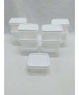 Lot Of (13) Clear Storage Containers With Lid 2 1/2&quot; X 2&quot; X 1 1/2&quot; - £28.15 GBP