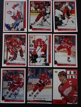 1993-94 Upper Deck Series 1 Detroit Red Wings Team Set 9 Hockey Cards No #91 - £3.18 GBP