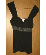 Womens S White House Black Market Sleeveless Sequined Waist Tank Top - $352.37 MXN
