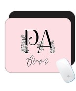 Physician Assistant Personalized : Gift Mousepad Boho Floral Name Medicine - £12.01 GBP