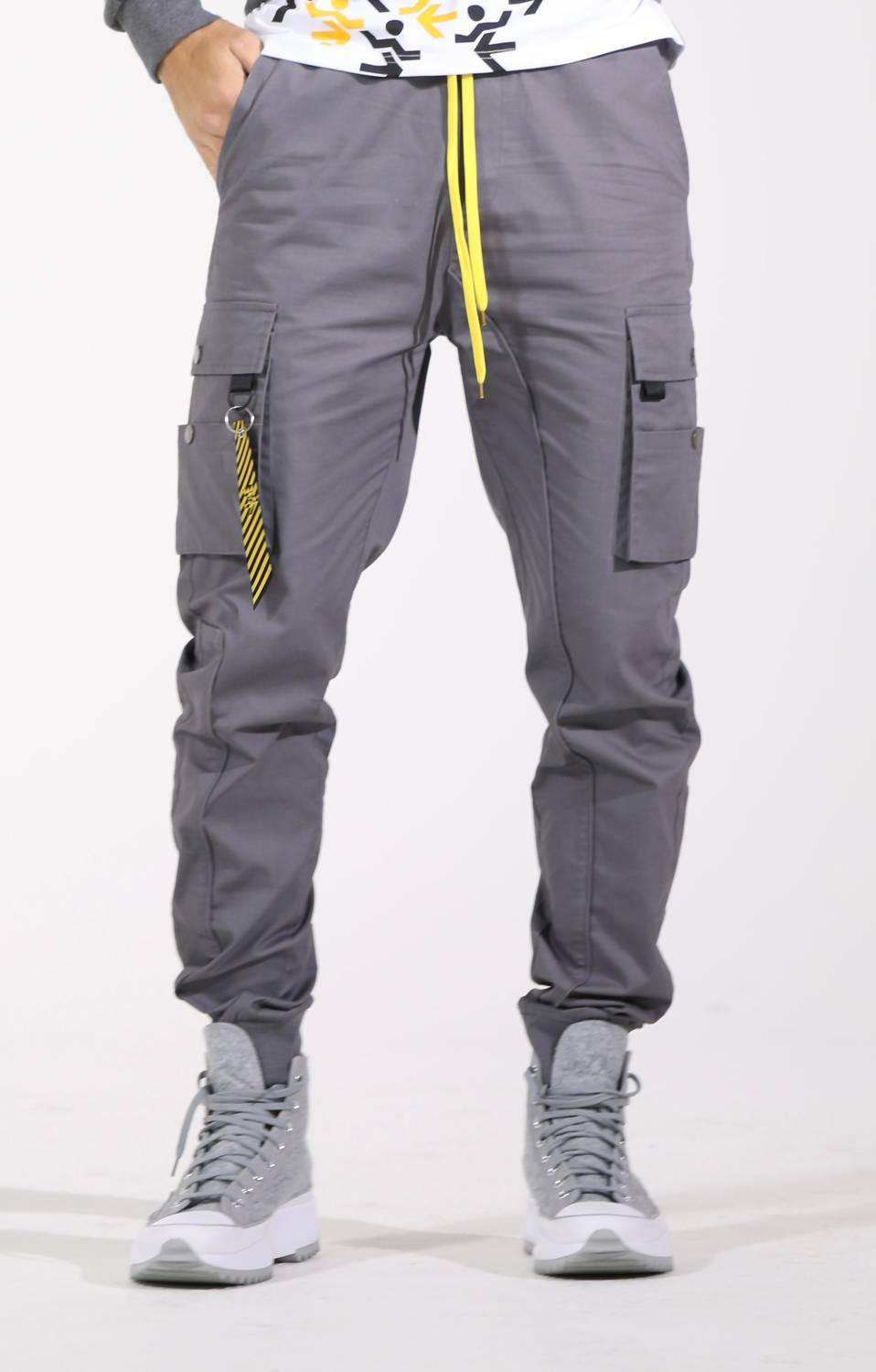 The Athletic Side Of Us Crotona Cargo Pants Gray - $112.00