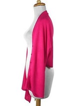 Pink Scarf Shawl Shrug Button Up Style for Casual or Evening 60&quot;x22&quot; - H... - £18.87 GBP