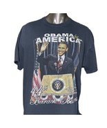 Mens Obama America 44the President Black T Shirt Big Tall Size 3X u - £32.36 GBP