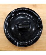 Vintage Hall 676 Ashtray Match Holder Black Cigar Tobacciana MCM - $28.01 CAD