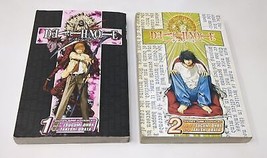 Death Note English Manga Volume 1 &amp; 2 Lot Vintage Shonen Jump - £6.82 GBP