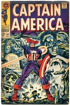 Captain America #107 1968 Marvel Comics Jack Kirby Art Fn - £34.12 GBP
