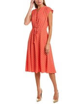 Nwt Anne Klein Red White Polka Dots Midi Dress Size Xl $129 - £56.40 GBP